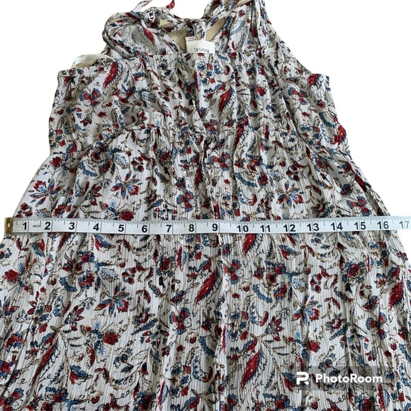 Knox Rose Sleeveless Spaghetti Strap Floral Midi Maxi Dress Size Small Bohemian - Picture 4 of 10